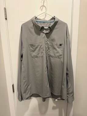 Avid Men’s Lightweight Shirt Jacket in Light Gray